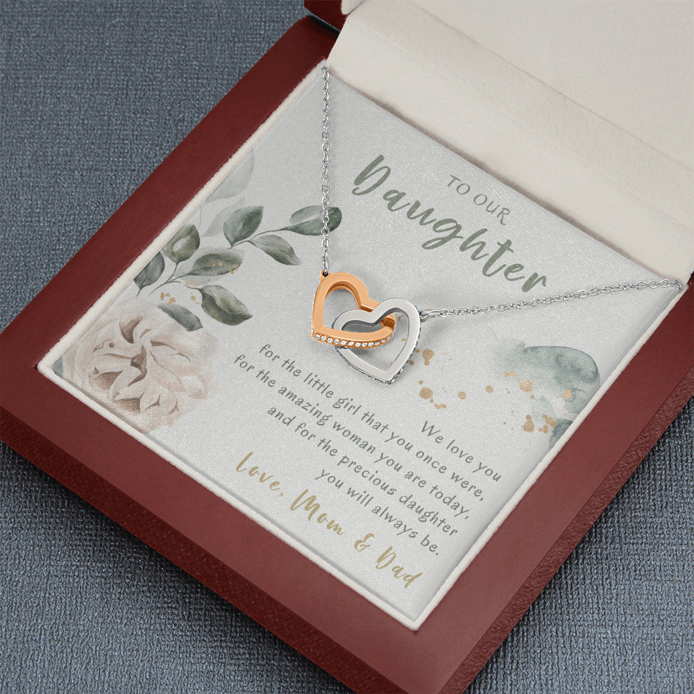 Necklace Gift For Daughter From Parents, Daughter Necklace From Mom And Dad, Daughter Gift From Parents, Necklace For Daughter