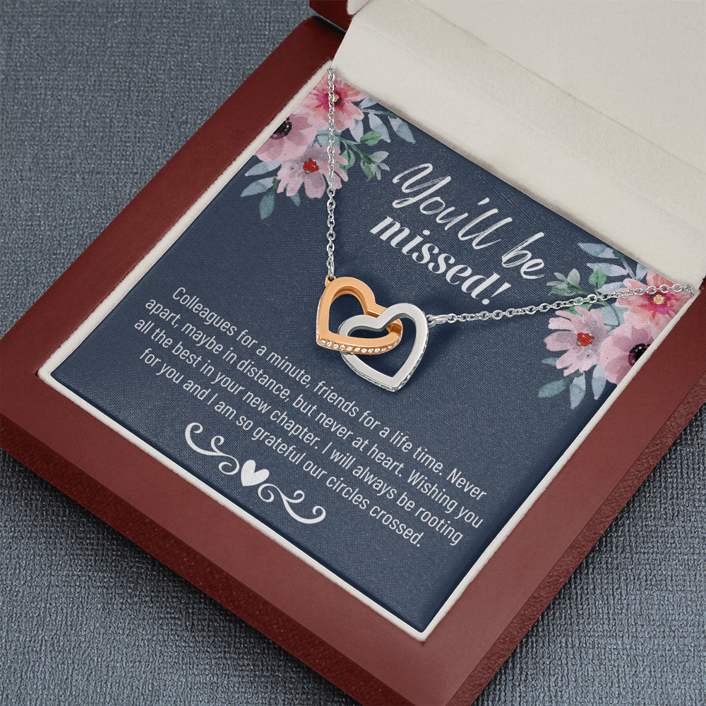 Thank You Gift, Appreciation Gift, Thank You Necklace, Leaving Job Gift for Coworker, Coworker Gift