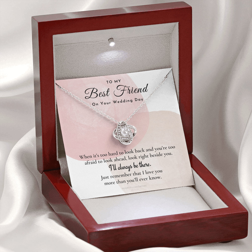 Best Friend Gift on Her Wedding Day, Best Friend to Bride Necklace, Best Friend Gift to Bride, Bride Gift From Maid of Honor, To My Best Friend