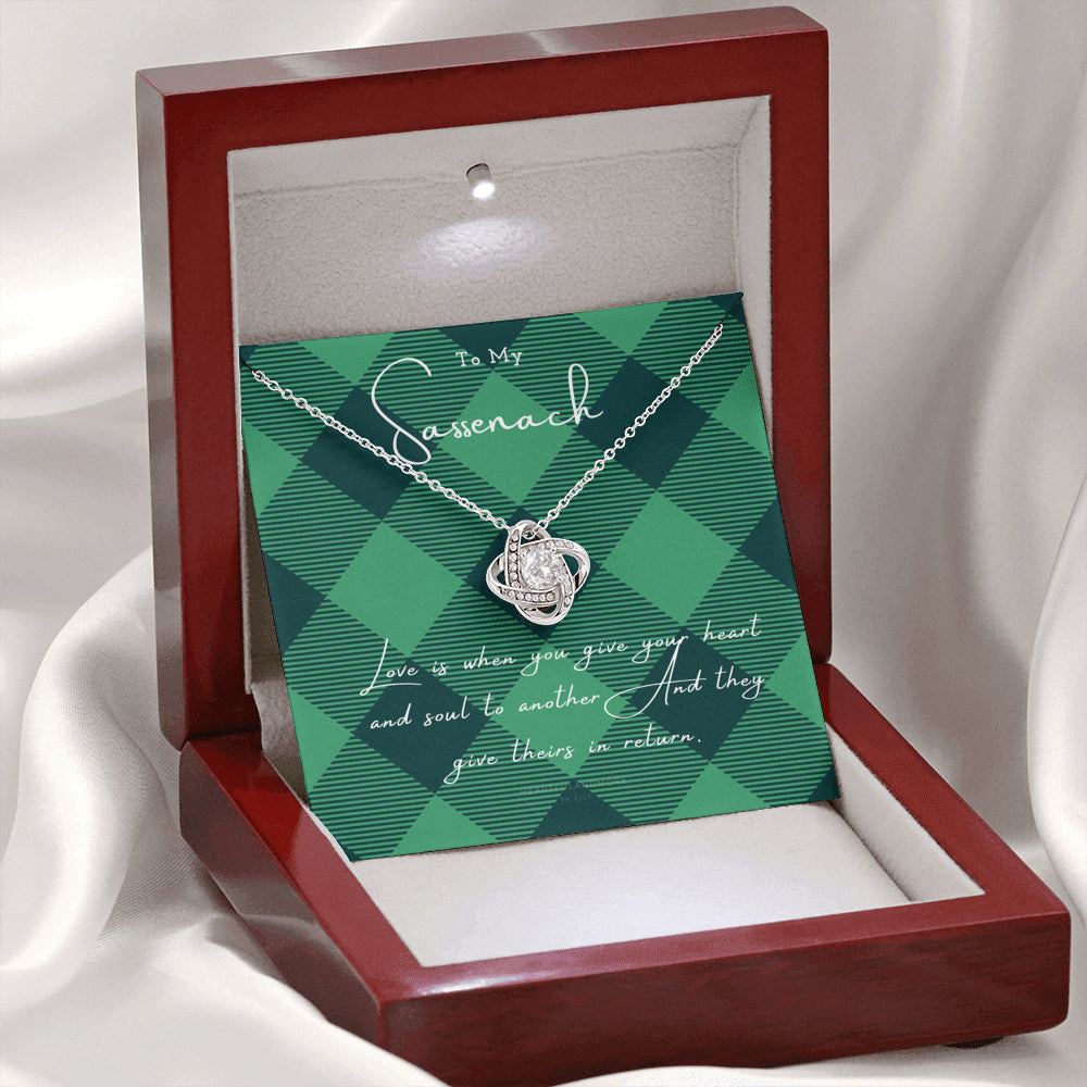 To My Sassenach, Outlander Gift, Outlander Gift Box, Outlander Jewelry, Outlander Gift For Wife, Outlander Charm, Outlander Necklace