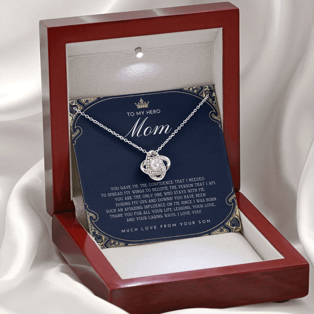 Personalized gifts for Mom | To My Beautiful Mom Necklace | Badass Mom Gift | Mother's Day Gift | Gift from Son to Mom | Mother Gift Jewelry