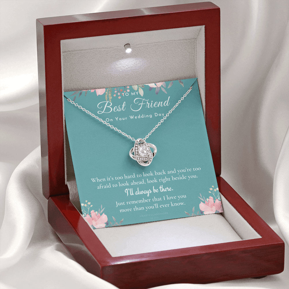 Best Friend Gift on Her Wedding Day, Best Friend to Bride Necklace, Best Friend Gift to Bride, Bride Gift From Maid of Honor, To My Best Friend