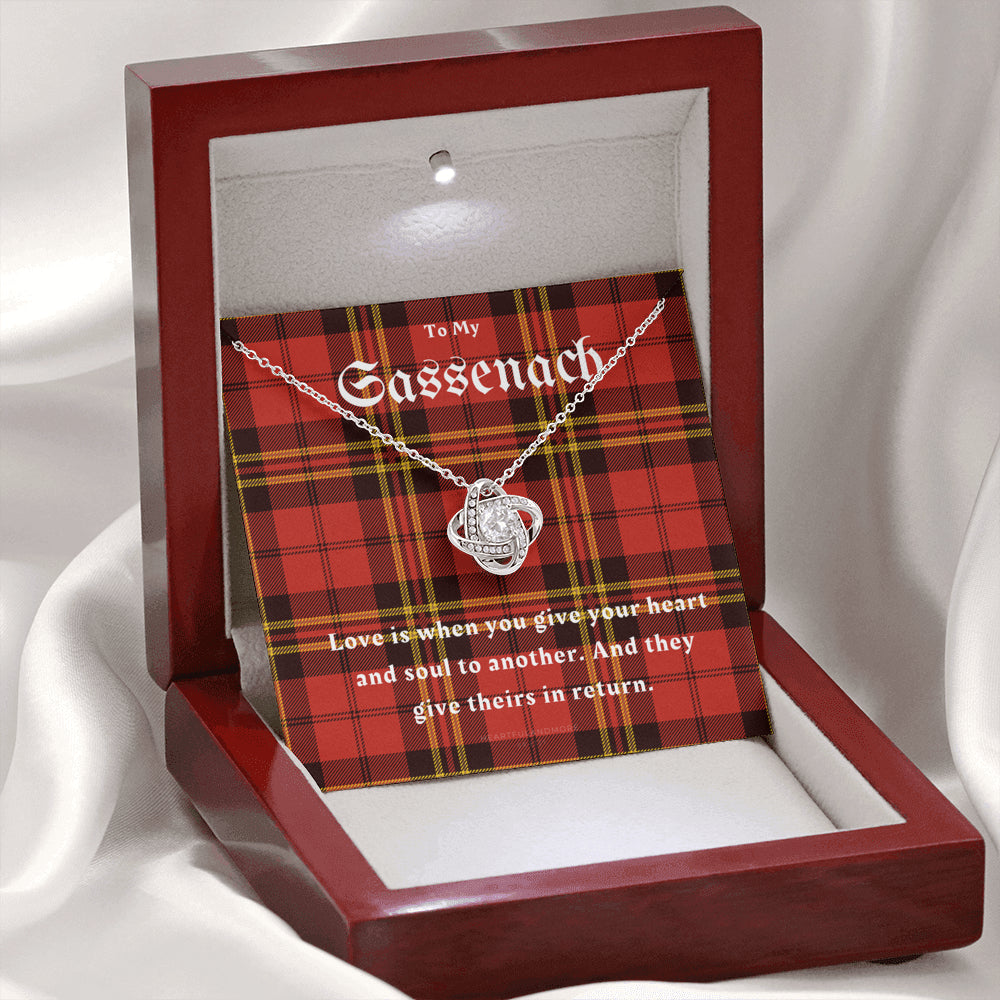 To My Sassenach, Outlander Gift, Outlander Gift Box, Outlander Jewelry, Outlander Gift For Wife, Outlander Charm, Outlander Necklace