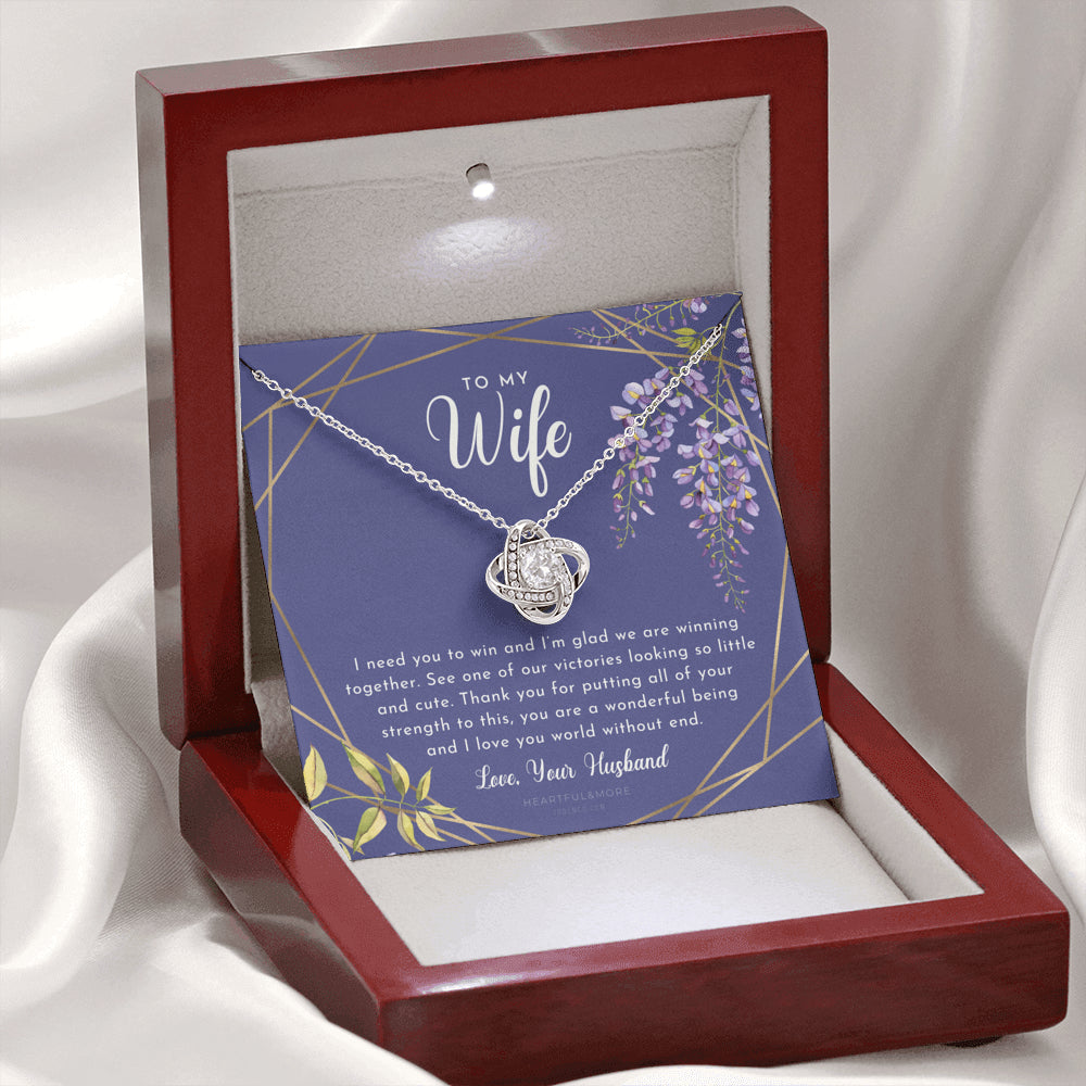 Postpartum Gift for Wife, Gift for Wife Post Pregnancy, Becoming A Mother Gift, Wife After Pregnancy Necklace, Wife Becoming A Mom