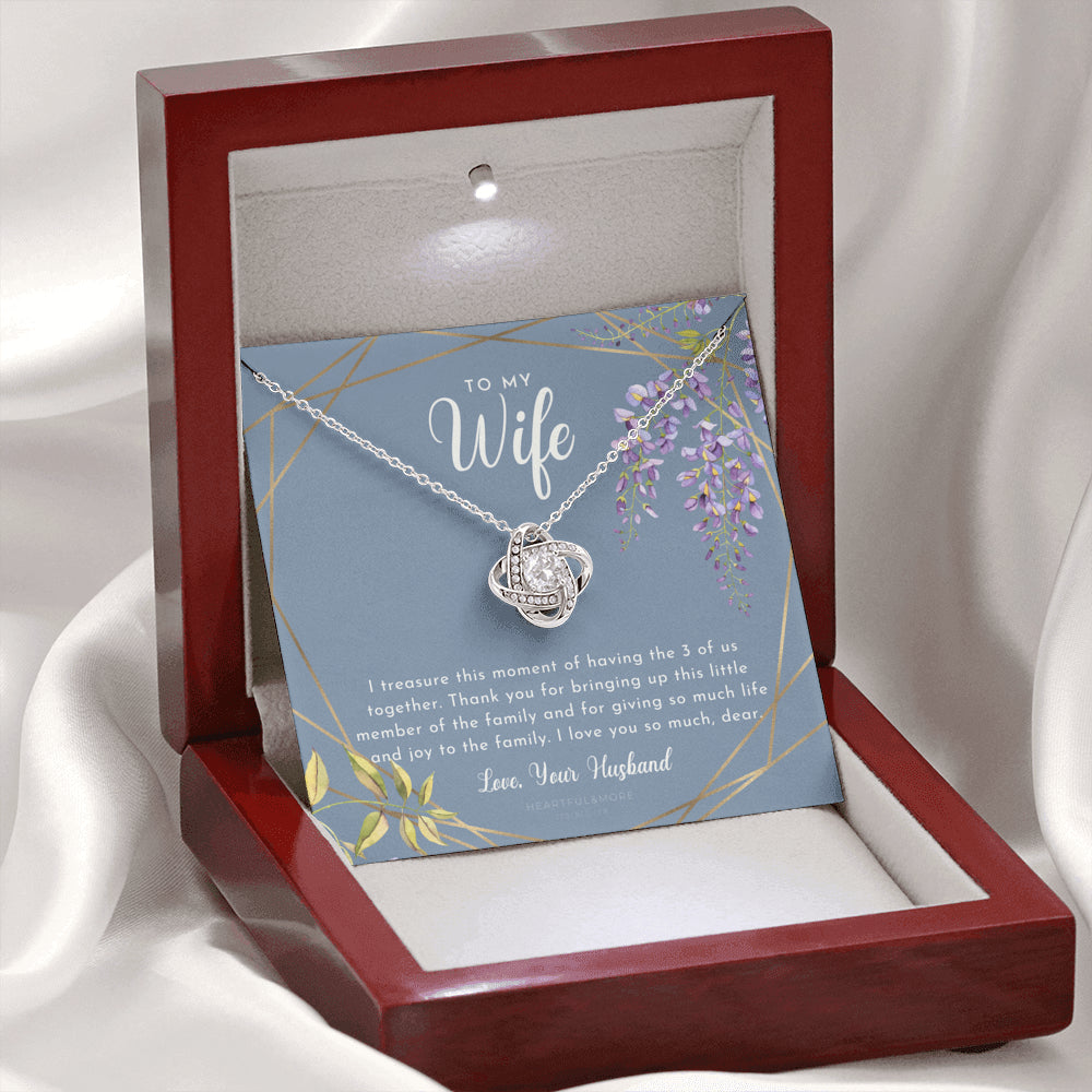Postpartum Gift for Wife, Gift for Wife Post Pregnancy, Becoming A Mother Gift, Wife After Pregnancy Necklace, Wife Becoming A Mom