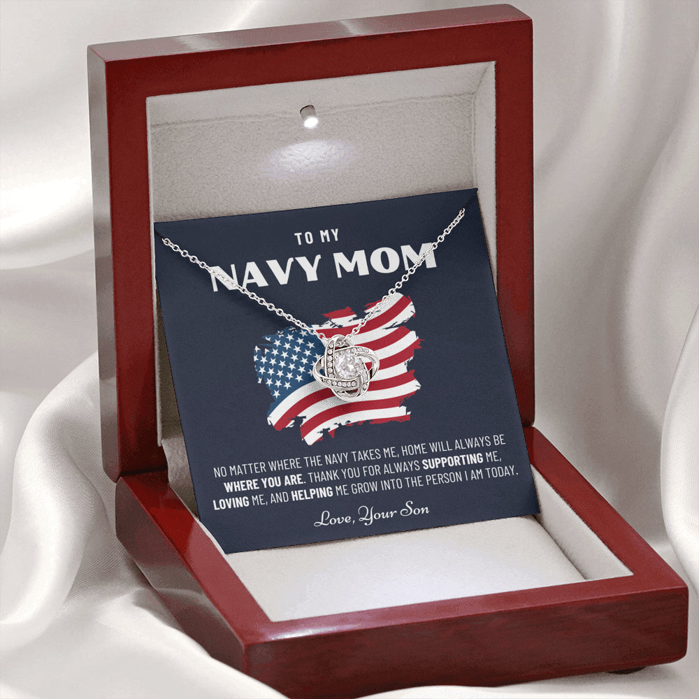 Military Mom Gift, Navy Mom Mothers Day, Navy Mom Gift, Deployment Gift, Navy Mom Necklace from Son, Military, Deploy Gift, Best Navy Mom