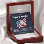 Military Mom Gift, Navy Mom Mothers Day, Navy Mom Gift, Deployment Gift, Navy Mom Necklace from Son, Military, Deploy Gift, Best Navy Mom