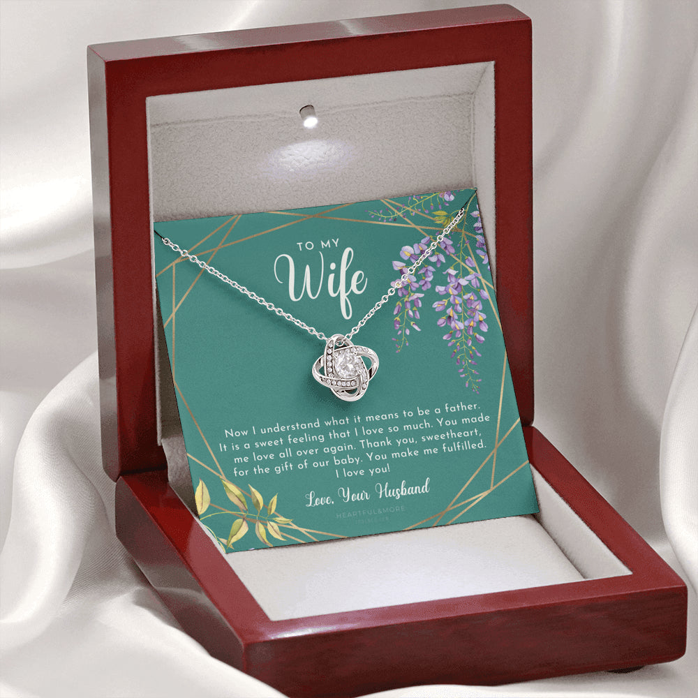 Postpartum Gift for Wife, Gift for Wife Post Pregnancy, Becoming A Mother Gift, Wife After Pregnancy Necklace, Wife Becoming A Mom