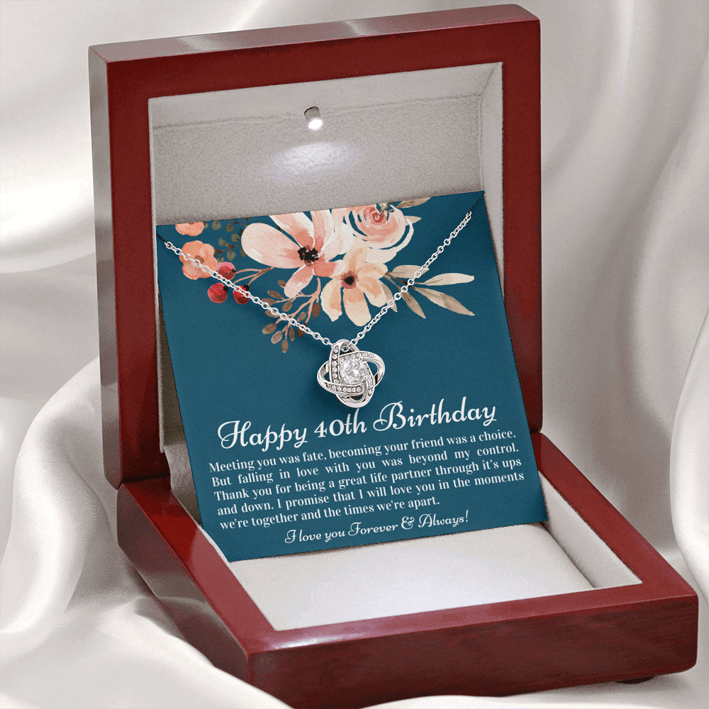 40th Wife Birthday Gift, Gift for Wife 40th Birthday, Birthday Gift for Wife Turning 40