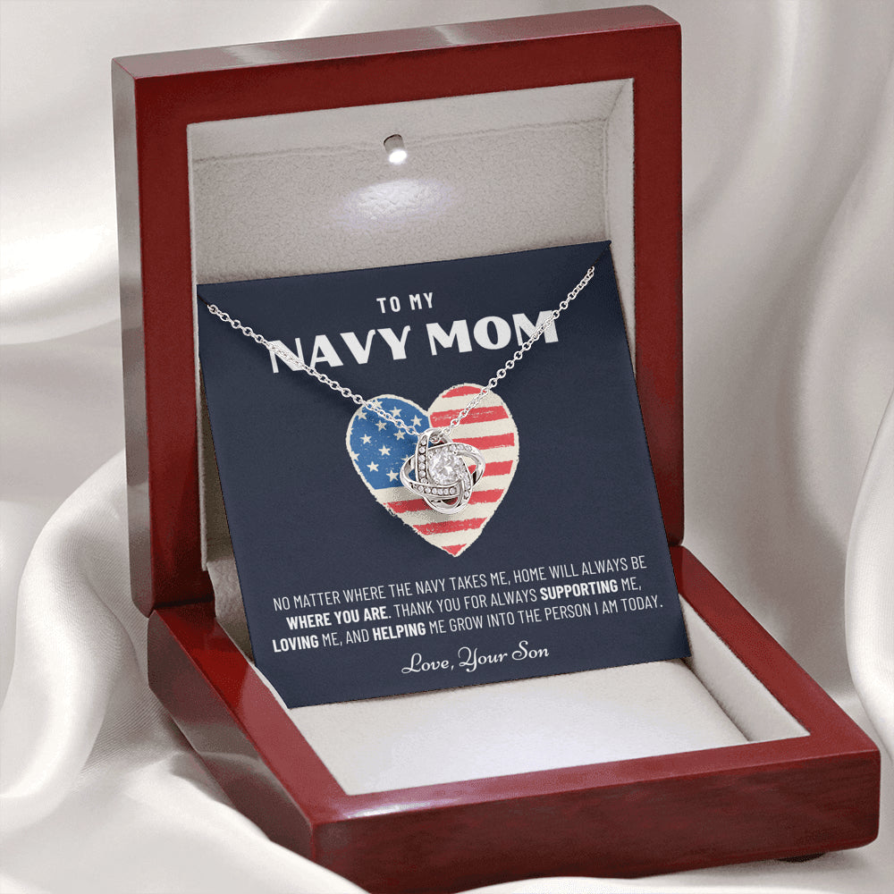 Military Mom Gift, Navy Mom Mothers Day, Navy Mom Gift, Deployment Gift, Navy Mom Necklace from Son, Military, Deploy Gift, Best Navy Mom