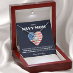 Military Mom Gift, Navy Mom Mothers Day, Navy Mom Gift, Deployment Gift, Navy Mom Necklace from Son, Military, Deploy Gift, Best Navy Mom