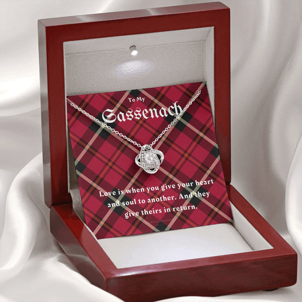 To My Sassenach, Outlander Gift, Outlander Gift Box, Outlander Jewelry, Outlander Gift For Wife, Outlander Charm, Outlander Necklace