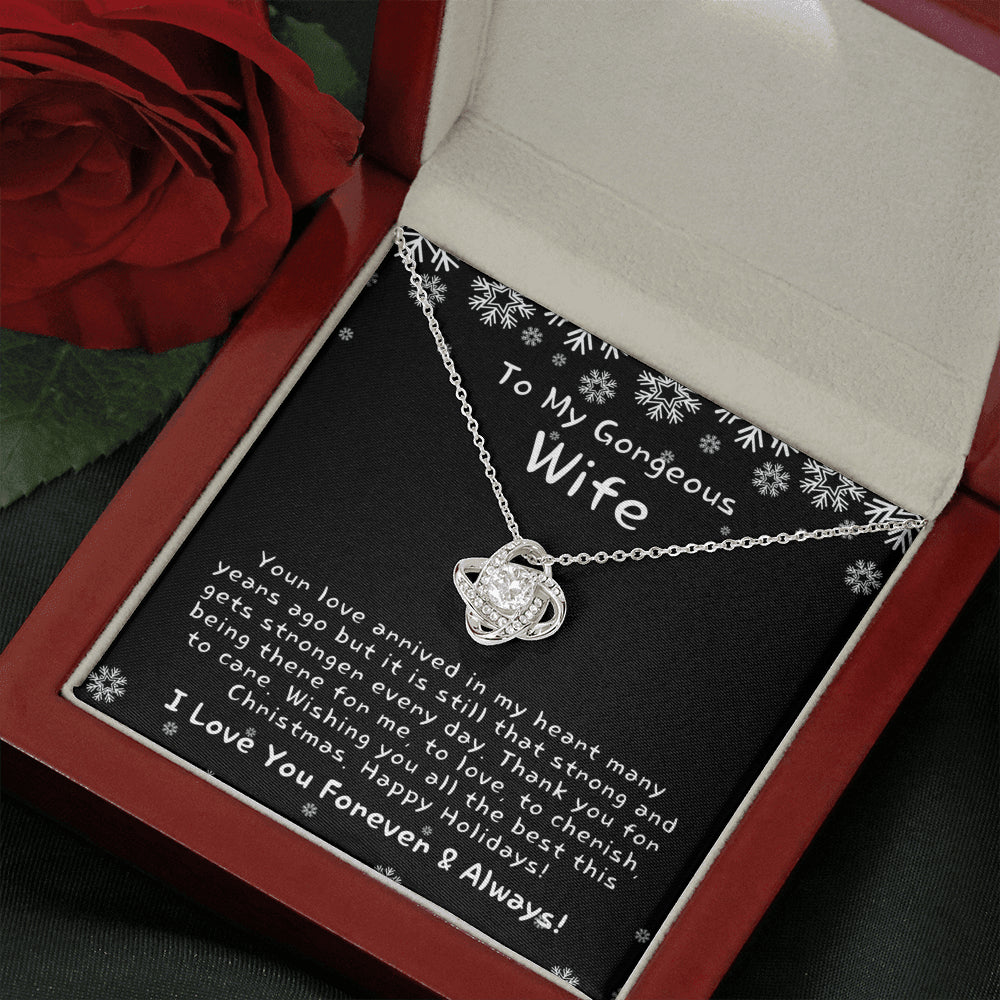 Christmas Gift for Wife, Christmas Gift for Her, Heart Necklace for Wife, Christmas Present for Wife, Christmas Gift Ideas for Wife