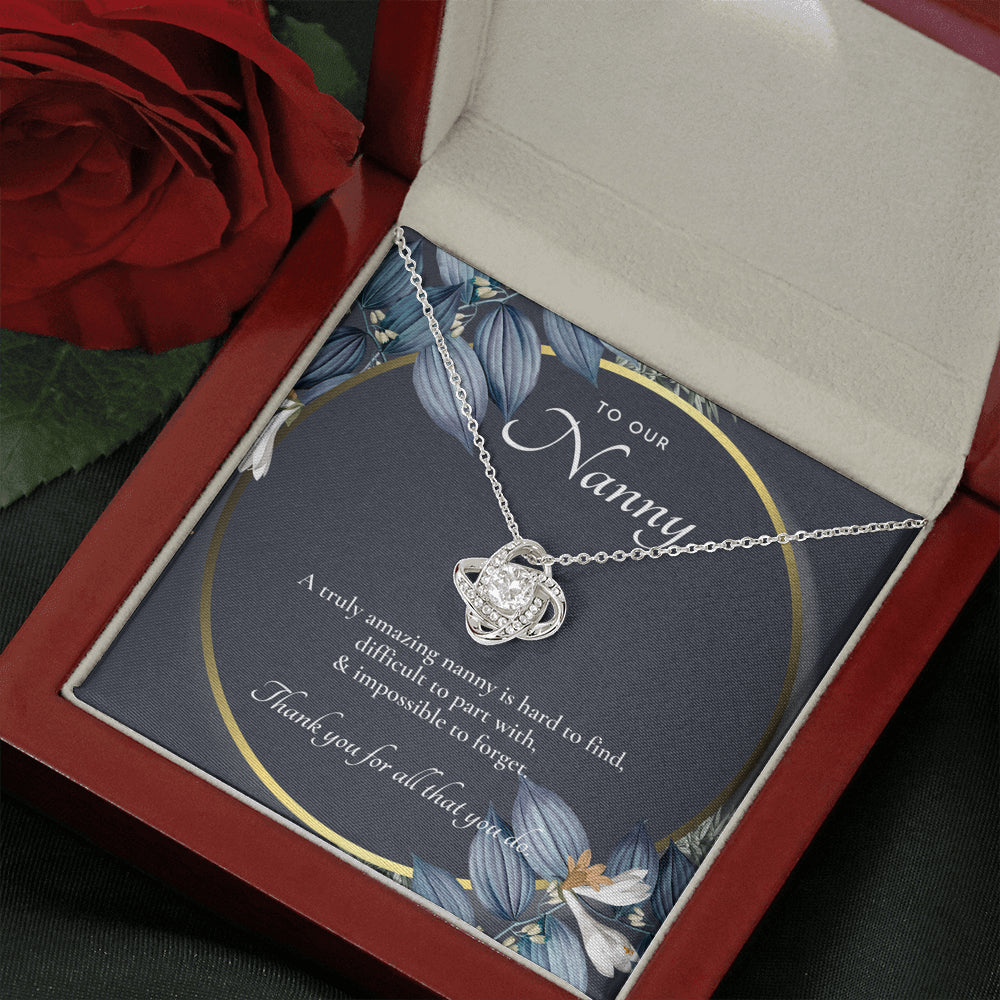 Nanny Appreciation Necklace Gift, Nanny Thank You Gift, Thank you Nanny, Gift for Nanny Leaving, A Truly Amazing Babysitter Gift, Best Nanny