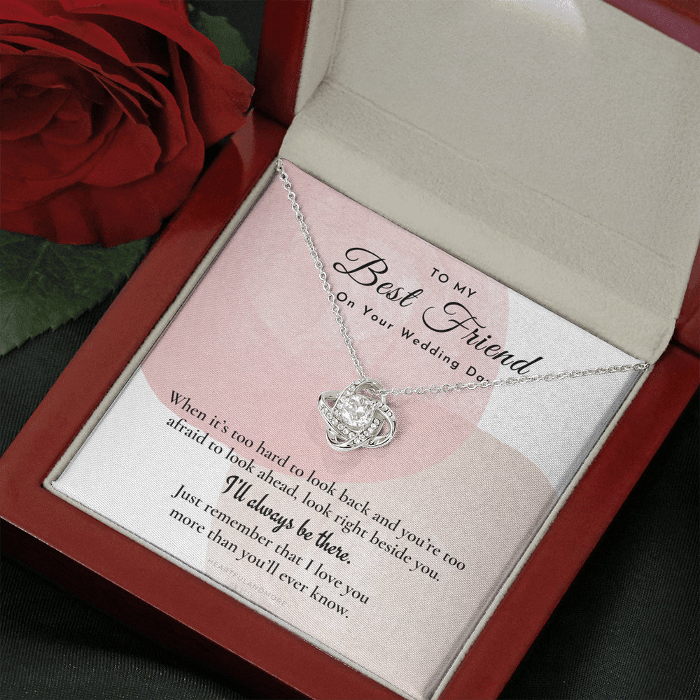Best Friend Gift on Her Wedding Day, Best Friend to Bride Necklace, Best Friend Gift to Bride, Bride Gift From Maid of Honor, To My Best Friend