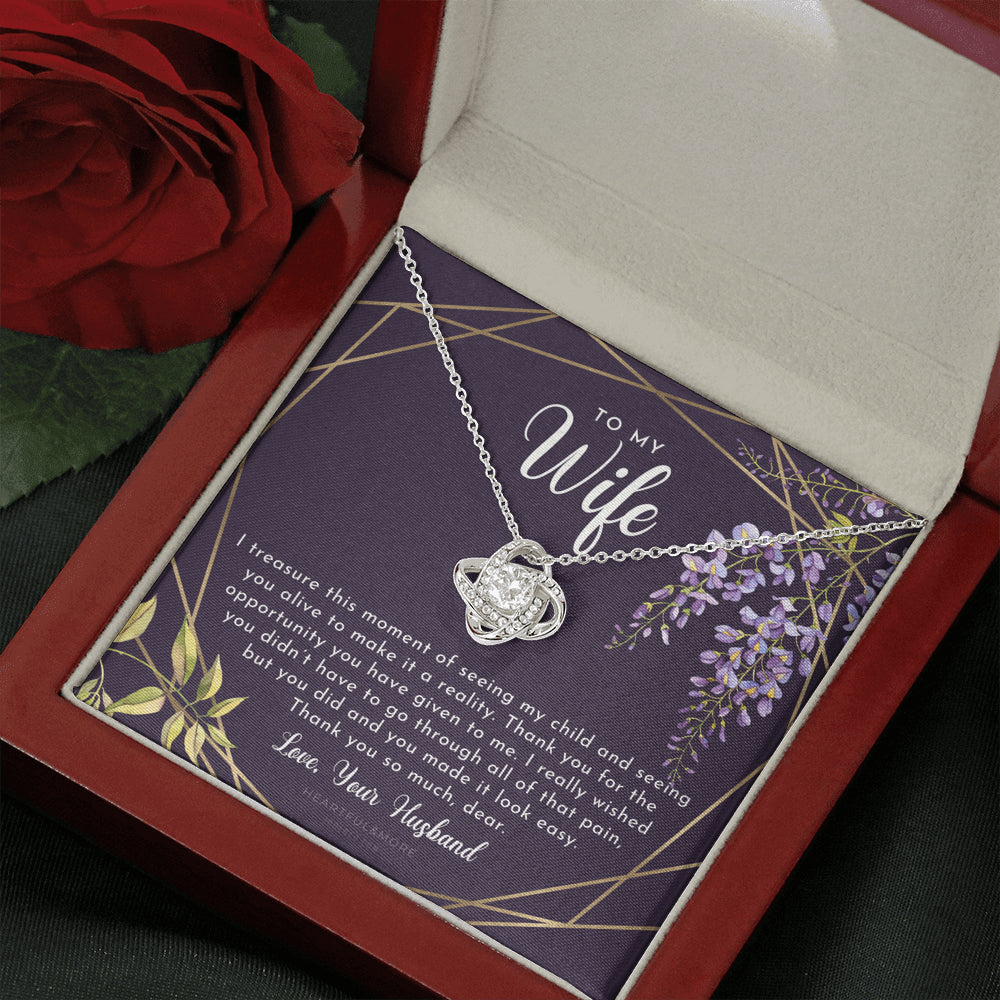 Postpartum Gift for Wife, Gift for Wife Post Pregnancy, Becoming A Mother Gift, Wife After Pregnancy Necklace, Wife Becoming A Mom