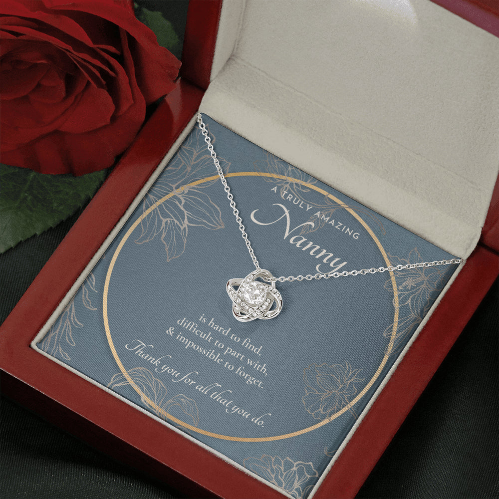 Nanny Appreciation Necklace Gift, Nanny Thank You Gift, Thank you Nanny, Gift for Nanny Leaving, A Truly Amazing Babysitter Gift, Best Nanny