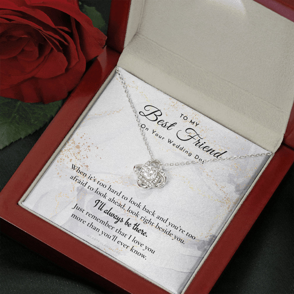 Best Friend Gift on Her Wedding Day, Best Friend to Bride Necklace, Best Friend Gift to Bride, Bride Gift From Maid of Honor, To My Best Friend
