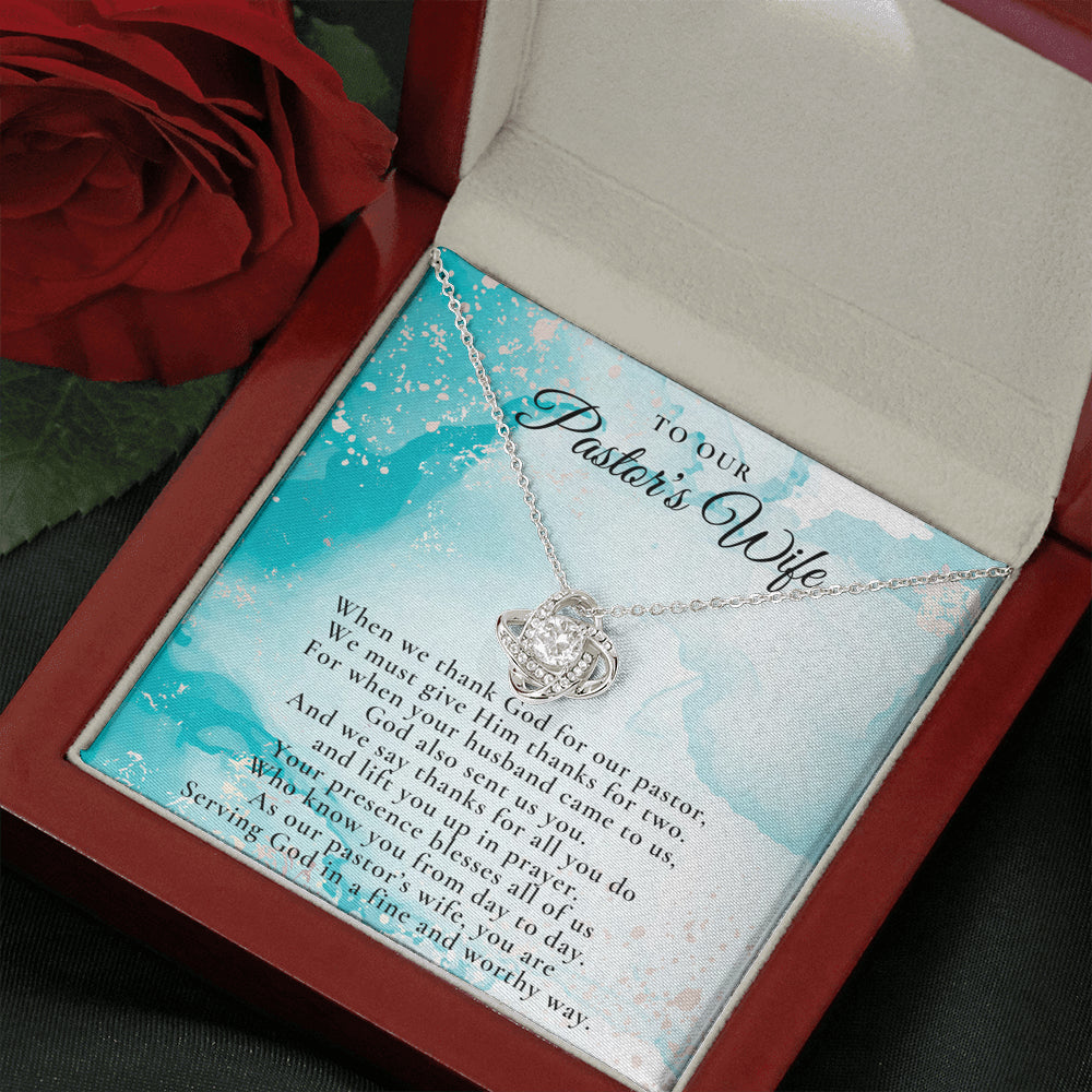 Pastor's Wife Appreciation Gift Necklace, Bible Study Gift, Christmas Present For Pastor's Wife, Best Preacher Wife Gift, Priest Wife Gift