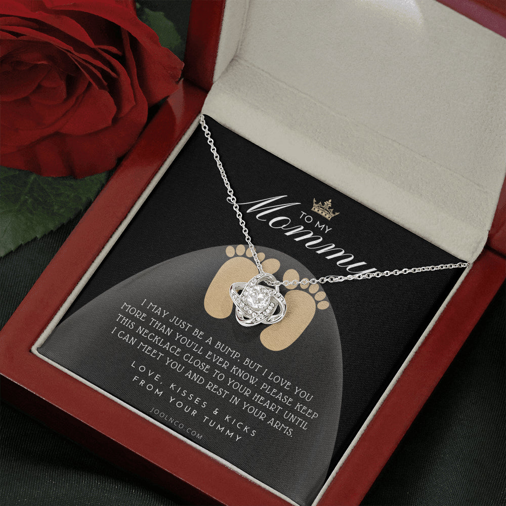 Mom to be gift | New Mommy Gift Necklace | Pregnant Wife Gift | I May Just Be A Bump But I Love You | To mummy from bump | To Mommy to be