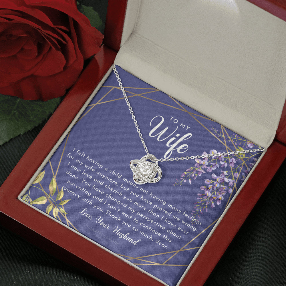 Postpartum Gift for Wife, Gift for Wife Post Pregnancy, Becoming A Mother Gift, Wife After Pregnancy Necklace, Wife Becoming A Mom