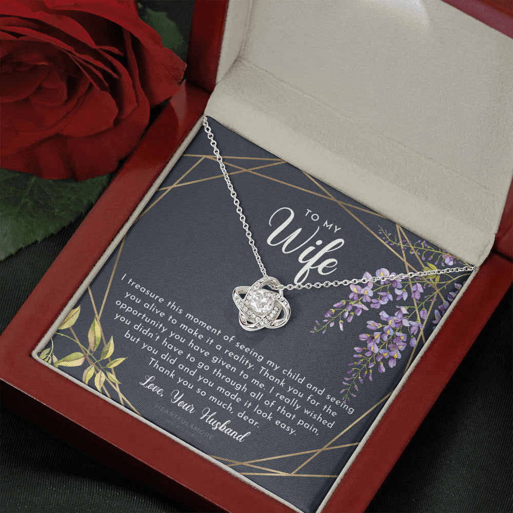 Postpartum Gift for Wife, Gift for Wife Post Pregnancy, Becoming A Mother Gift, Gift For Wife Birth, Wife After Pregnancy Necklace, Wife Becoming A Mom