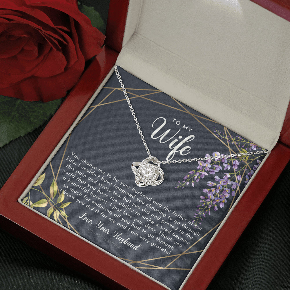 Postpartum Gift for Wife, Gift for Wife Post Pregnancy, Becoming A Mother Gift, Gift For Wife Birth, Wife After Pregnancy Necklace, Wife Becoming A Mom