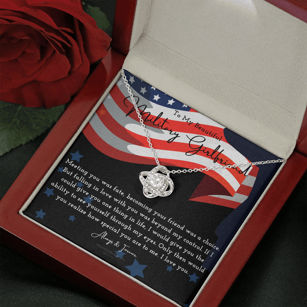Army Girlfriend Gift, Best Military Girlfriend In The World, Deployment Gift, Gift for Military Girlfriend, Military, Deployment Necklace