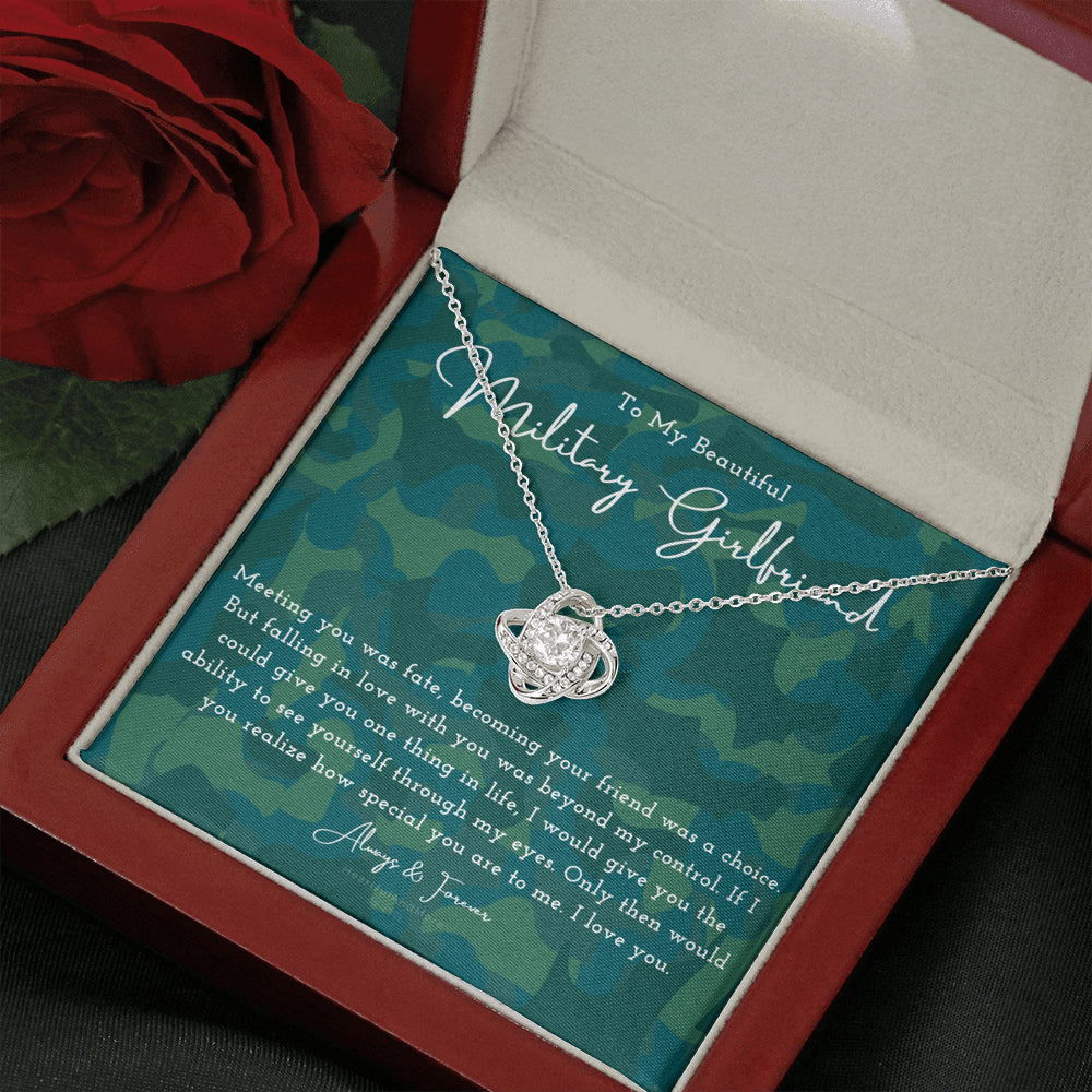 Army Girlfriend Gift, Best Military Girlfriend In The World, Deployment Gift, Gift for Military Girlfriend, Military, Deployment Necklace