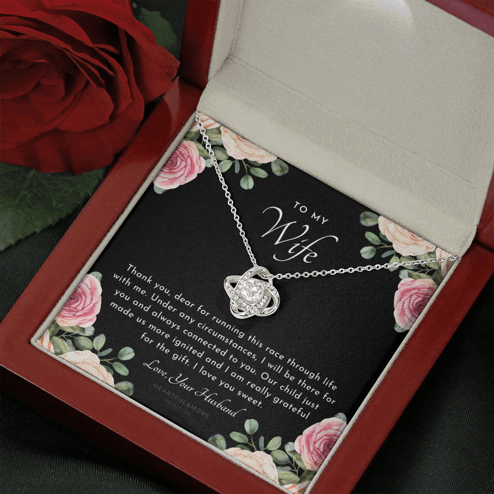 Postpartum Gift for Wife, Gift for Wife Post Pregnancy, Becoming A Mother Gift, Wife After Pregnancy Necklace, Wife Becoming A Mom