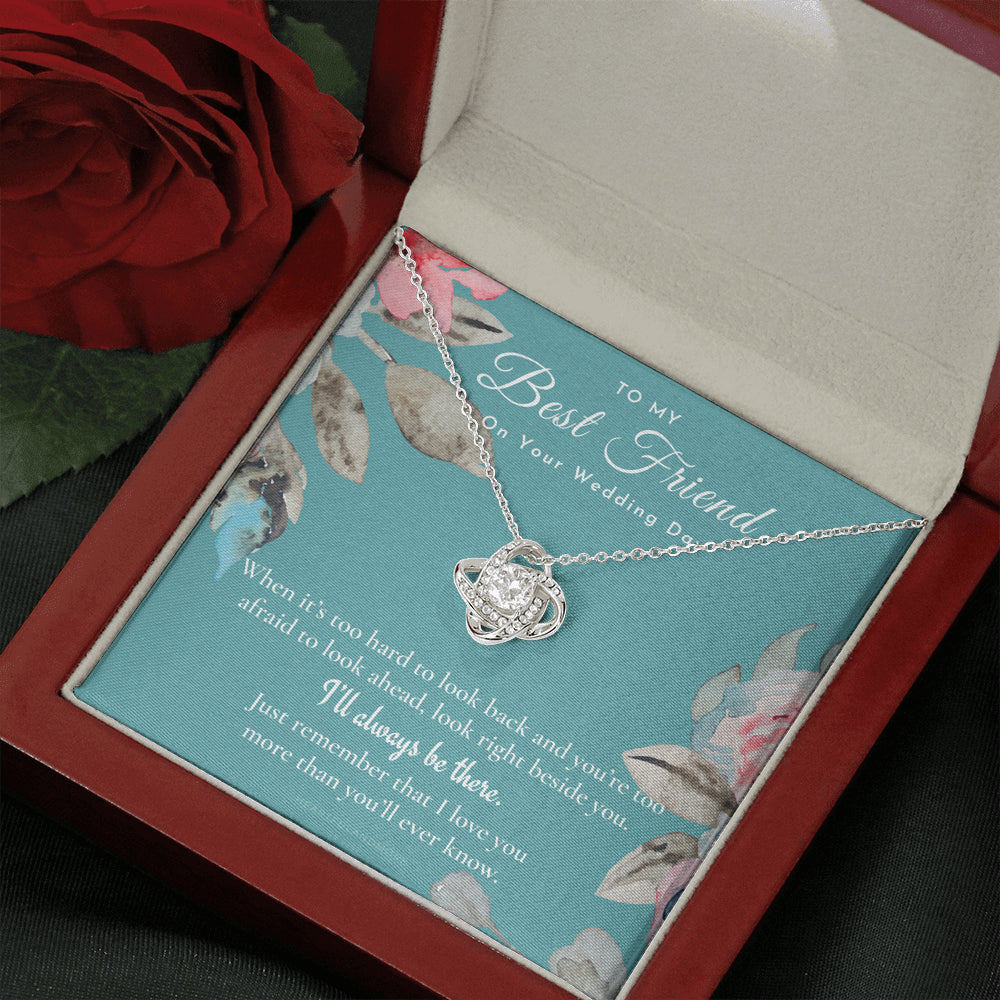 Best Friend Gift on Her Wedding Day, Best Friend to Bride Necklace, Best Friend Gift to Bride, Bride Gift From Maid of Honor, To My Best Friend