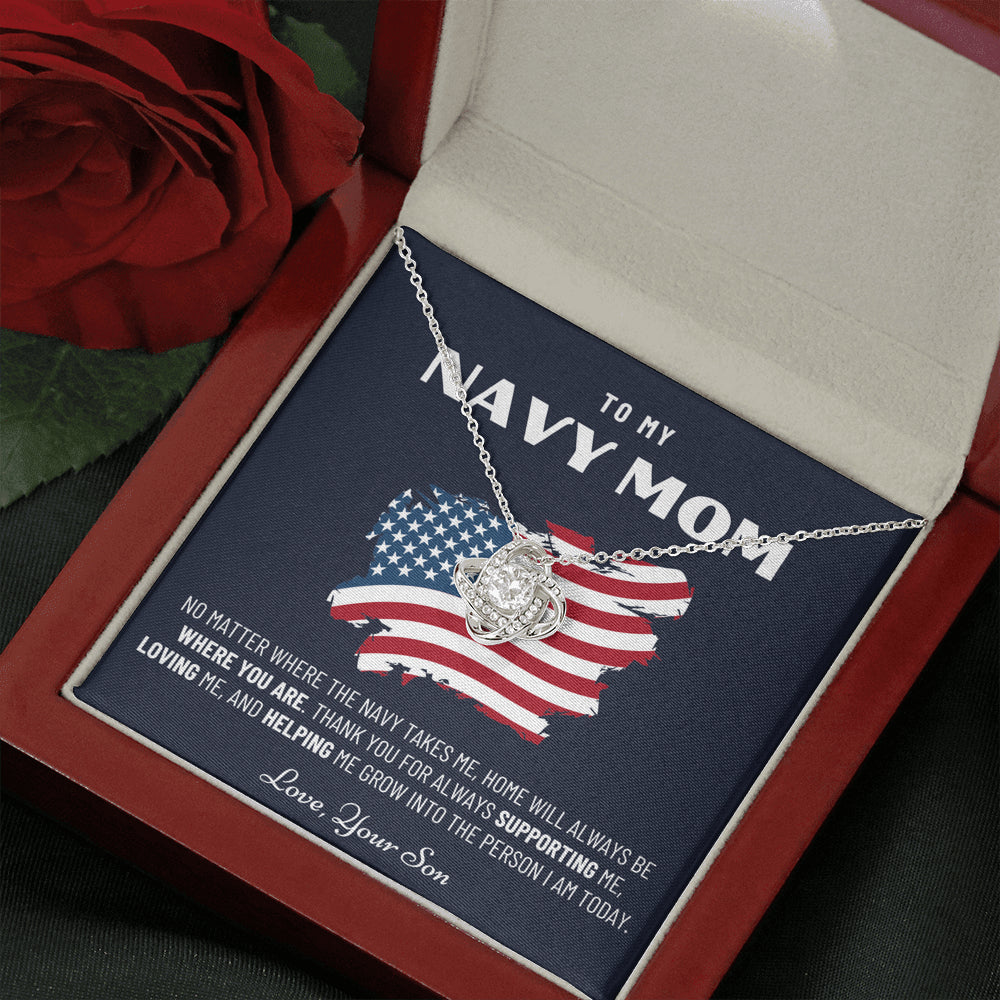 Military Mom Gift, Navy Mom Mothers Day, Navy Mom Gift, Deployment Gift, Navy Mom Necklace from Son, Military, Deploy Gift, Best Navy Mom