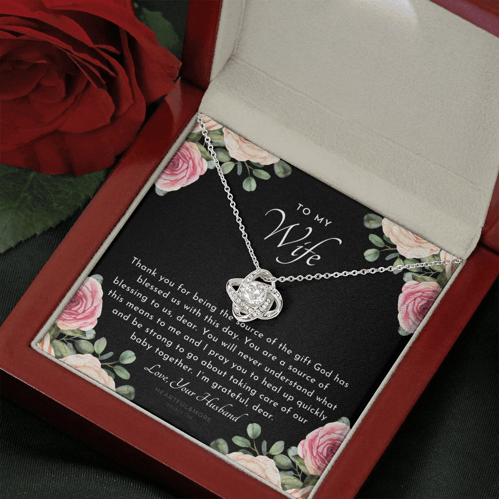 Postpartum Gift for Wife, Gift for Wife Post Pregnancy, Becoming A Mother Gift, Wife After Pregnancy Necklace, Wife Becoming A Mom