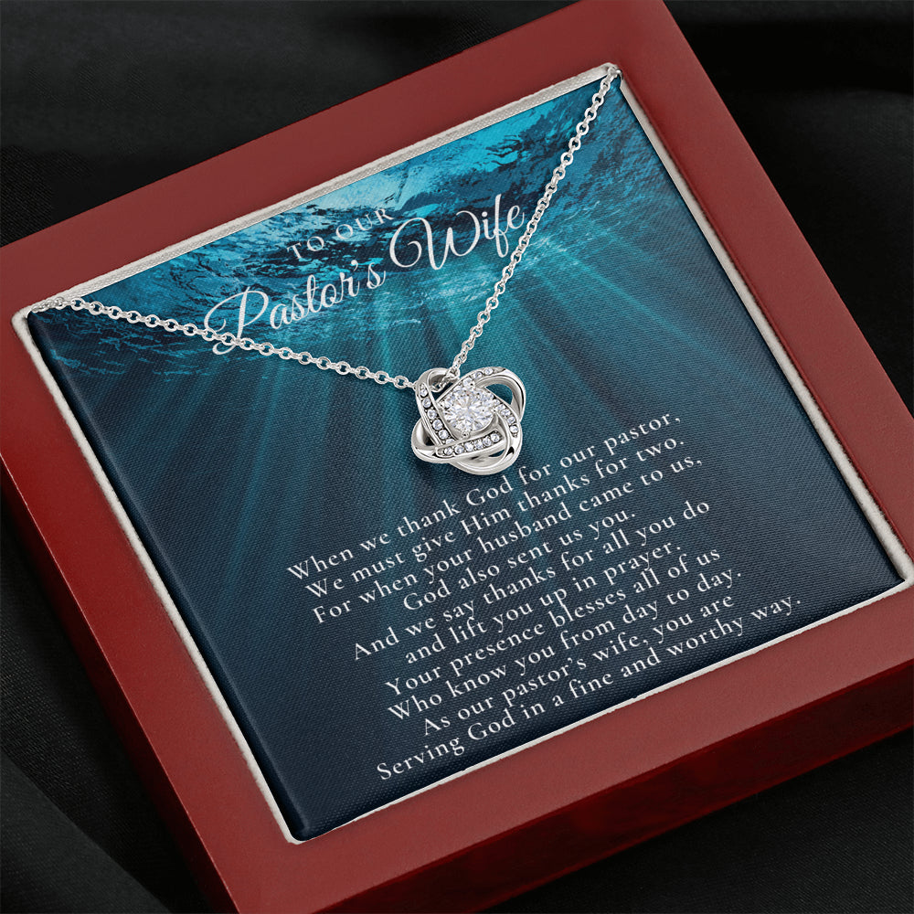 Pastor's Wife Appreciation Gift Necklace, Bible Study Gift, Christmas Present For Pastor's Wife, Best Preacher Wife Gift, Priest Wife Gift