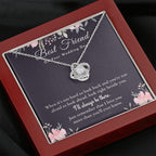 Best Friend Gift on Her Wedding Day, Best Friend to Bride Necklace, Best Friend Gift to Bride, Bride Gift From Maid of Honor, To My Best Friend