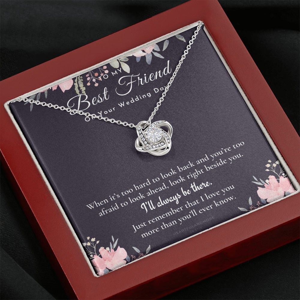 Best Friend Gift on Her Wedding Day, Best Friend to Bride Necklace, Best Friend Gift to Bride, Bride Gift From Maid of Honor, To My Best Friend