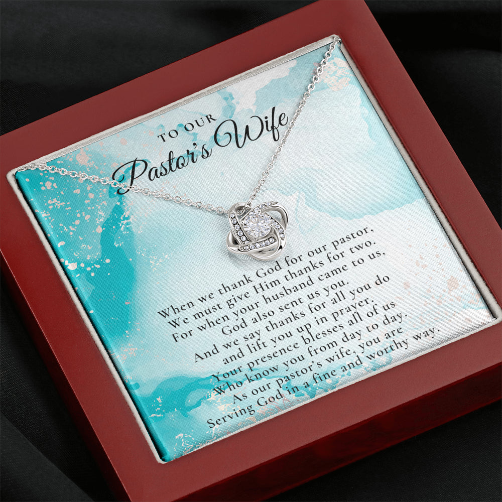 Pastor's Wife Appreciation Gift Necklace, Bible Study Gift, Christmas Present For Pastor's Wife, Best Preacher Wife Gift, Priest Wife Gift