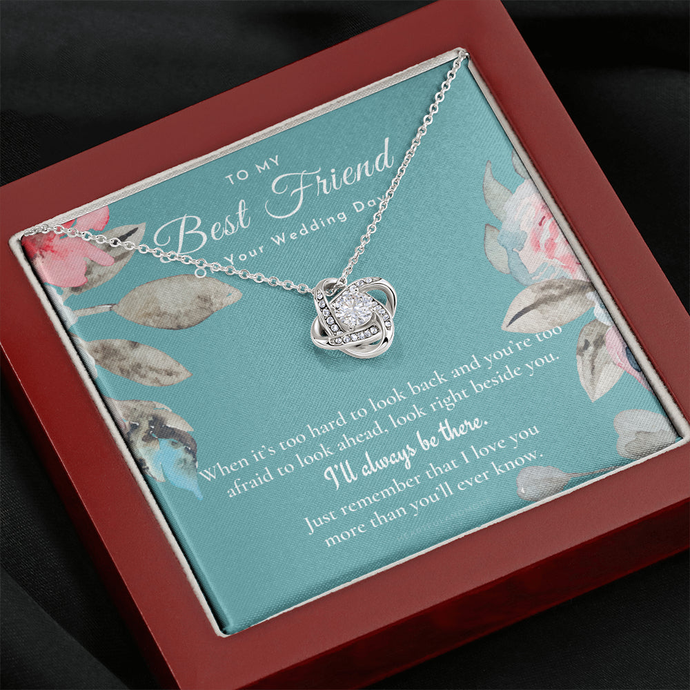 Best Friend Gift on Her Wedding Day, Best Friend to Bride Necklace, Best Friend Gift to Bride, Bride Gift From Maid of Honor, To My Best Friend