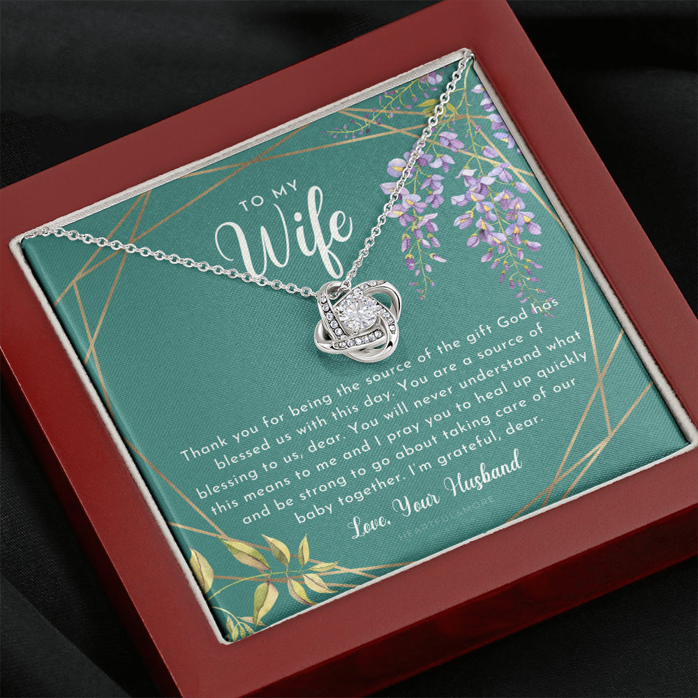 Postpartum Gift for Wife, Gift for Wife Post Pregnancy, Becoming A Mother Gift, Wife After Pregnancy Necklace, Wife Becoming A Mom