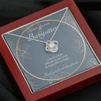 Nanny Appreciation Necklace Gift, Nanny Thank You Gift, Thank you Nanny, Gift for Nanny Leaving, A Truly Amazing Babysitter Gift, Best Nanny