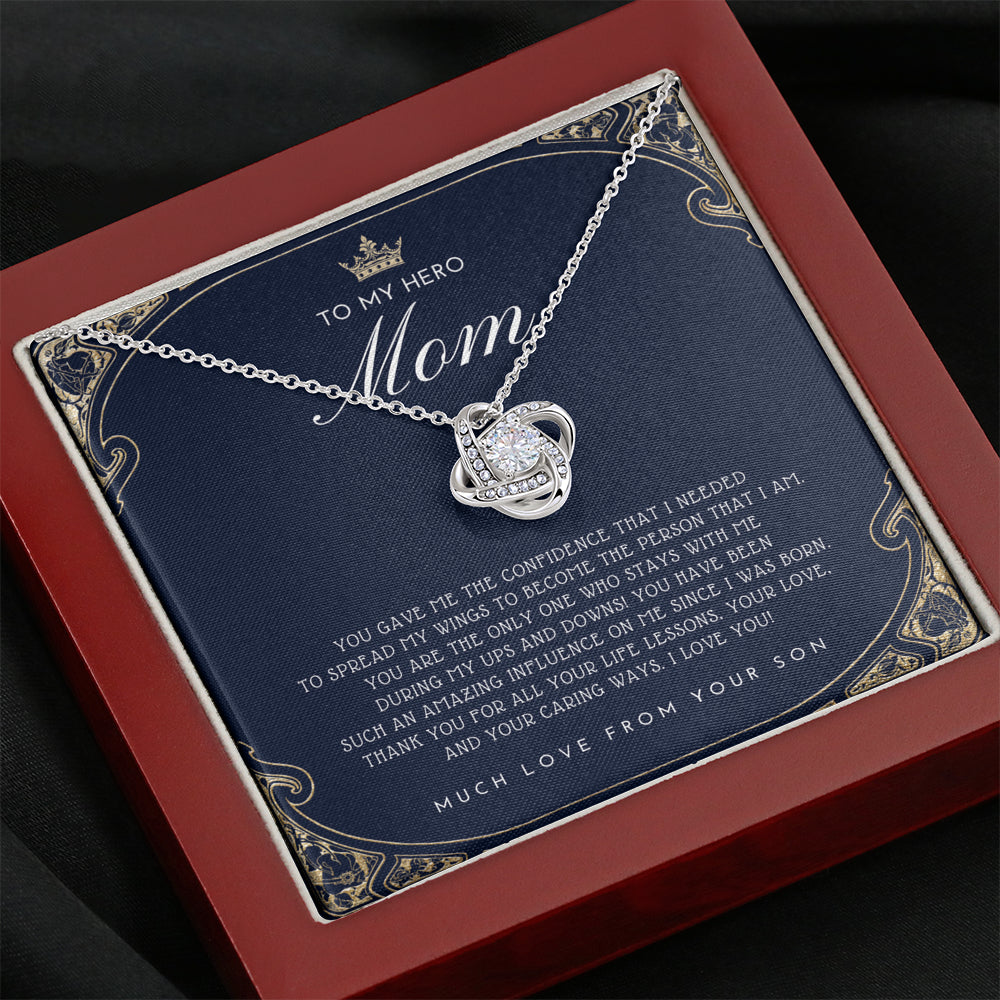 Personalized gifts for Mom | To My Beautiful Mom Necklace | Badass Mom Gift | Mother's Day Gift | Gift from Son to Mom | Mother Gift Jewelry