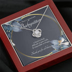 Nanny Appreciation Necklace Gift, Nanny Thank You Gift, Thank you Nanny, Gift for Nanny Leaving, A Truly Amazing Babysitter Gift, Best Nanny