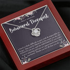 Gift For Behavioral Therapist, Behavioral Therapist Gift, Behavioral Therapist Appreciation Gift, Birthday, Love Knot Necklace