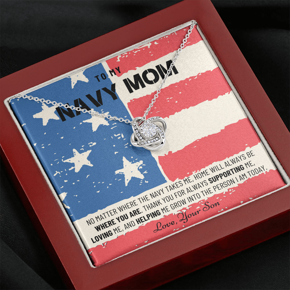 Military Mom Gift, Navy Mom Mothers Day, Navy Mom Gift, Deployment Gift, Navy Mom Necklace from Son, Military, Deploy Gift, Best Navy Mom