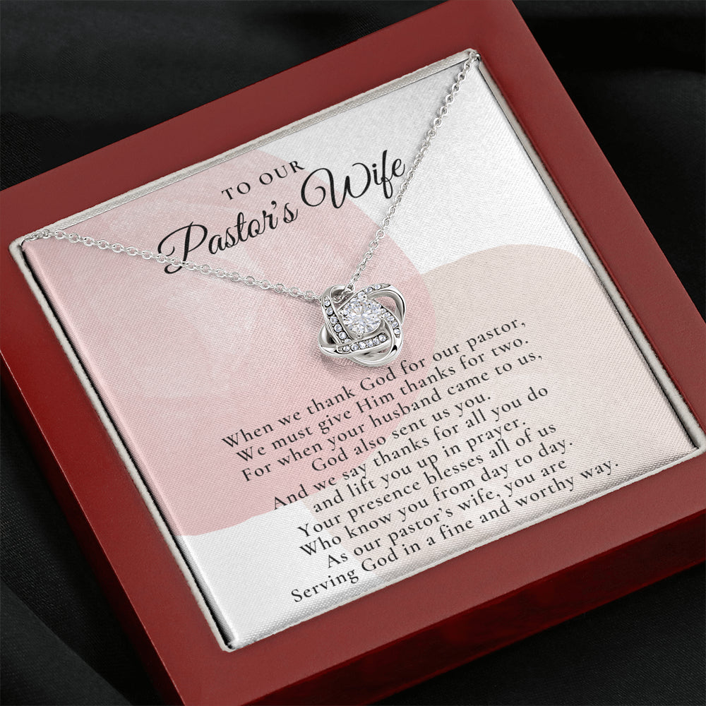 Pastor's Wife Appreciation Gift Necklace, Bible Study Gift, Christmas Present For Pastor's Wife, Best Preacher Wife Gift, Priest Wife Gift