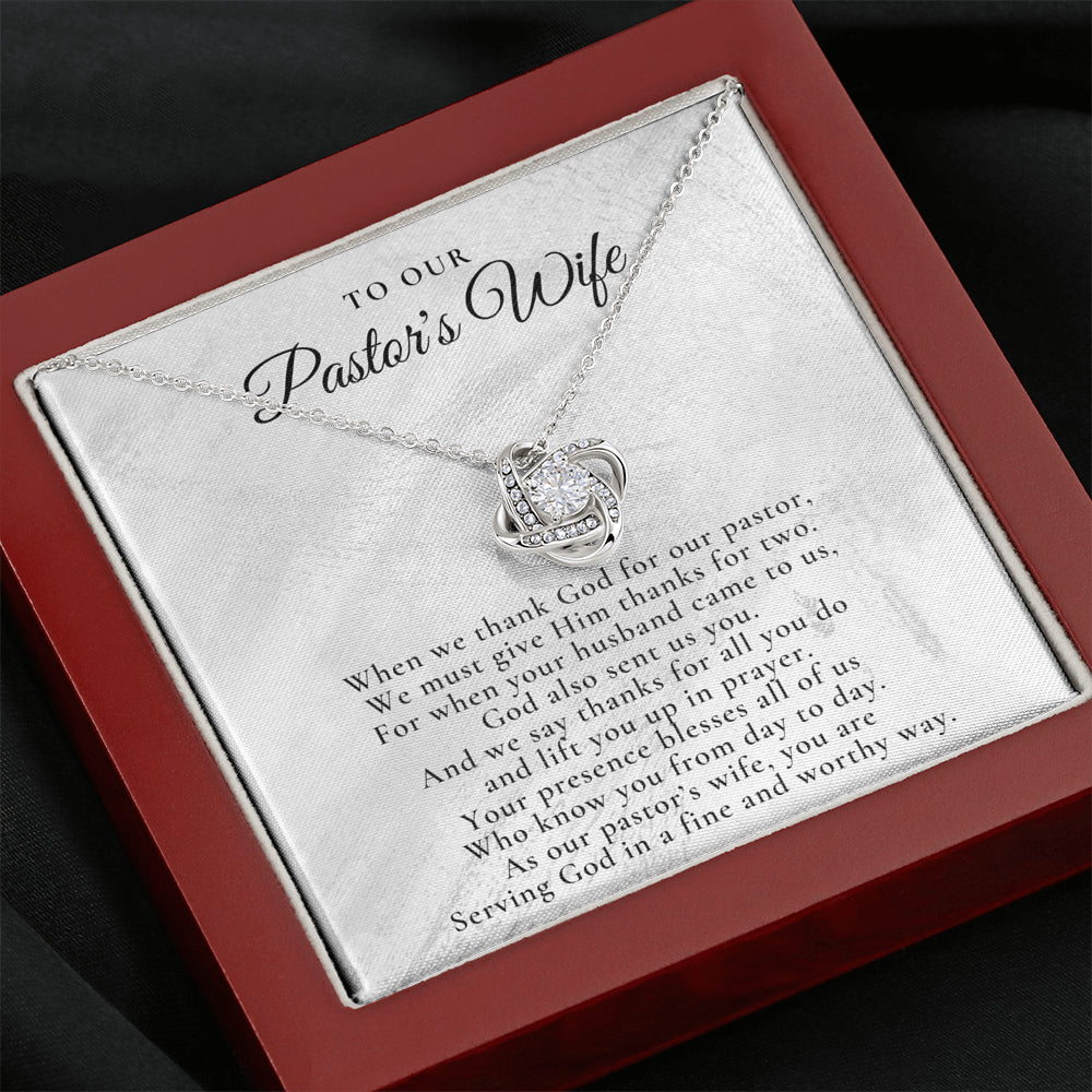 Pastor's Wife Appreciation Gift Necklace, Bible Study Gift, Christmas Present For Pastor's Wife, Best Preacher Wife Gift, Priest Wife Gift