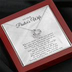 Pastor's Wife Appreciation Gift Necklace, Bible Study Gift, Christmas Present For Pastor's Wife, Best Preacher Wife Gift, Priest Wife Gift