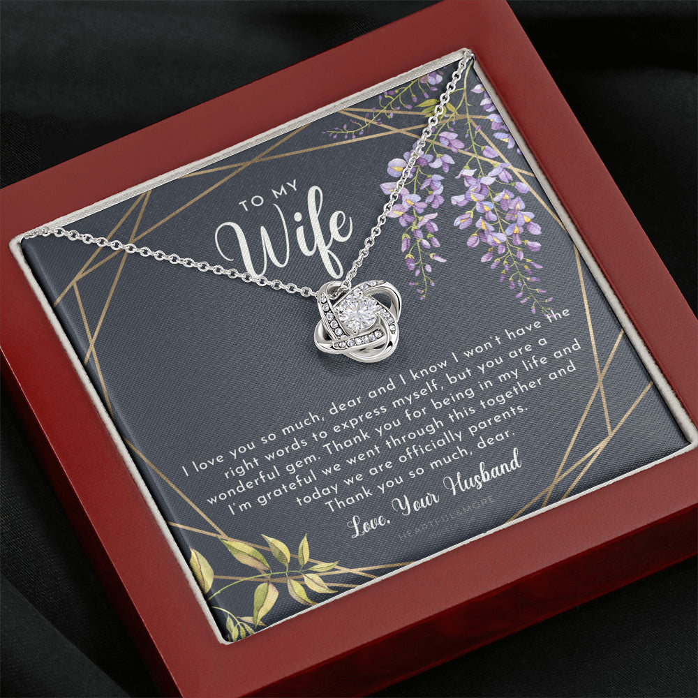 Postpartum Gift for Wife, Gift for Wife Post Pregnancy, Becoming A Mother Gift, Gift For Wife Birth, Wife After Pregnancy Necklace, Wife Becoming A Mom
