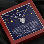 Christmas Gift for Wife, Christmas Gift for Her, Heart Necklace for Wife, Christmas Present for Wife, Christmas Gift Ideas for Wife