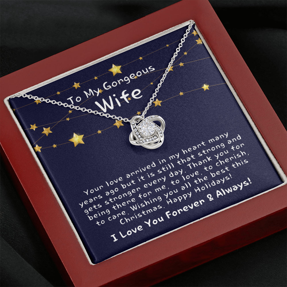 Christmas Gift for Wife, Christmas Gift for Her, Heart Necklace for Wife, Christmas Present for Wife, Christmas Gift Ideas for Wife